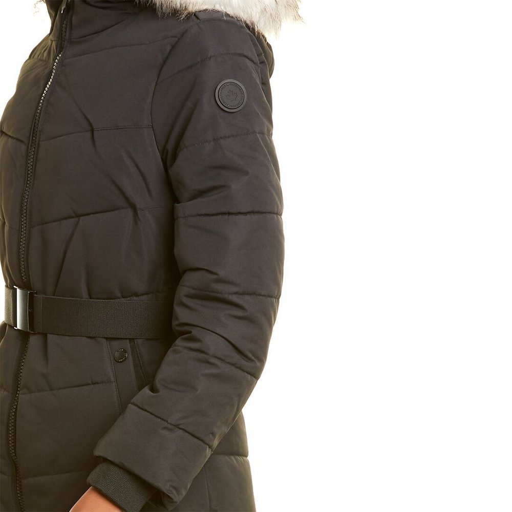 NOIZE CAPRI BELTED LONG PARKA - Picture 4 of 6